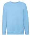 SSE9B 620310 Fruit of the Loom Kids Premium Drop Shoulder Sweatshirt sky blue colour image